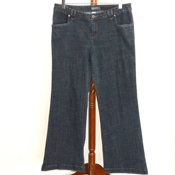 Venezia Trousers denim bootcut jeans - Picture 1 of 7